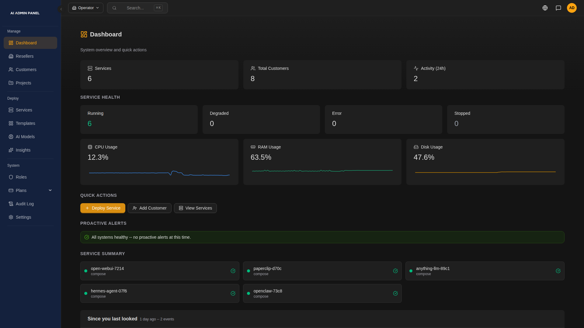 Dashboard